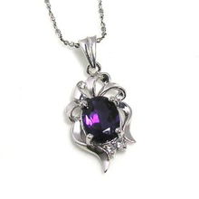 锦华珠宝紫水晶吊坠 卓越设计，演绎浪漫风情